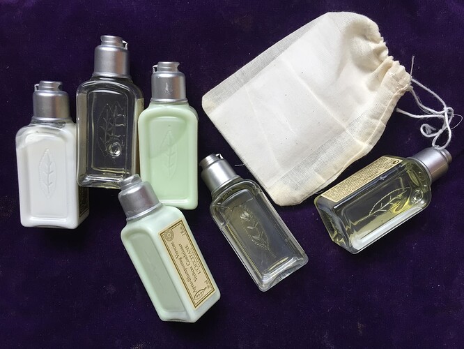occitane potion bottles
